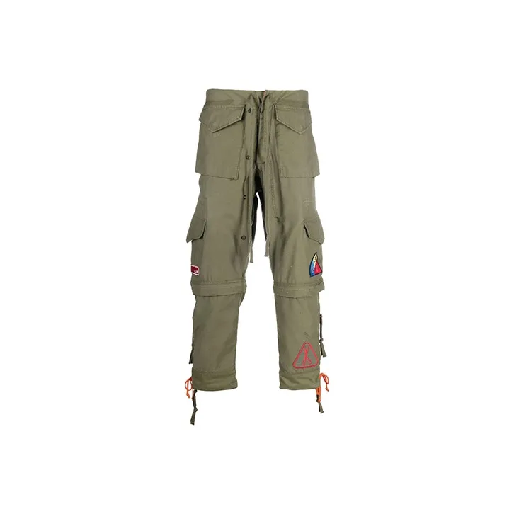 GREG LAUREN Cargo Pants Unisex Green-0