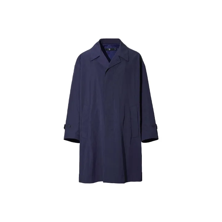 UNIQLO x JIL SANDER Trench Coat Men's Navy Blue-0