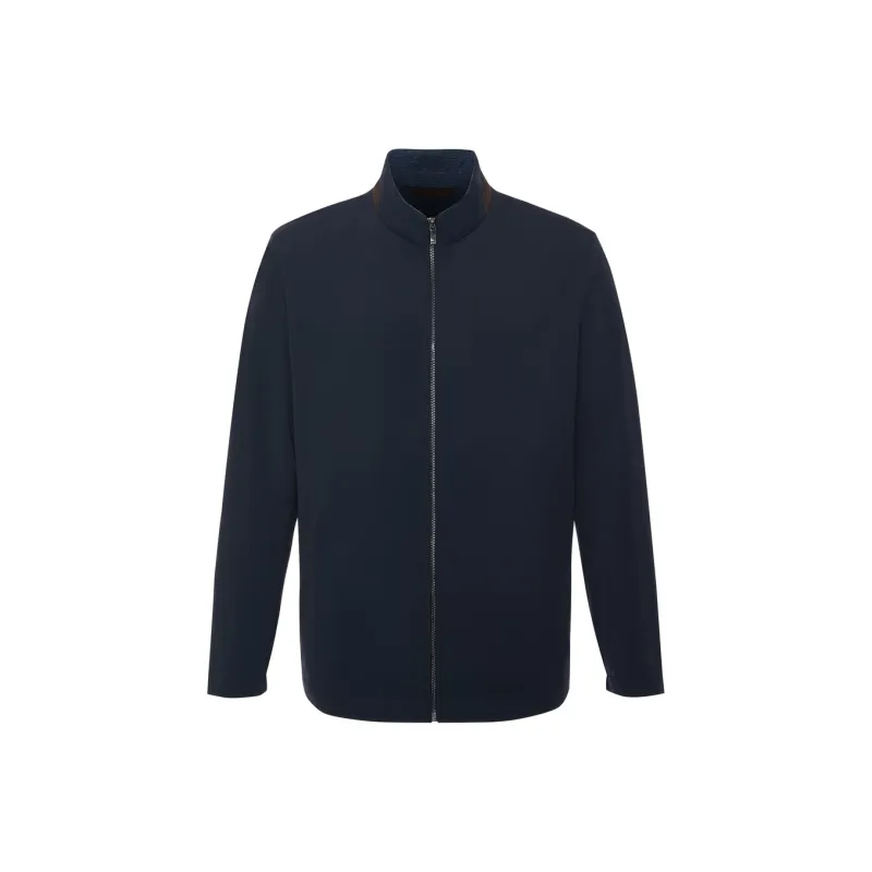 Satchi Jackets Coats Men's Navy Blue-0