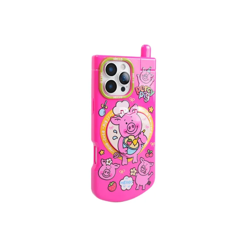 Sopi TPU Material Flap Big Brother Pink Rose Red Phone Cases Compatible With IPhone 16/15 Pro Max/Apple 13/14 Pro/Max-10