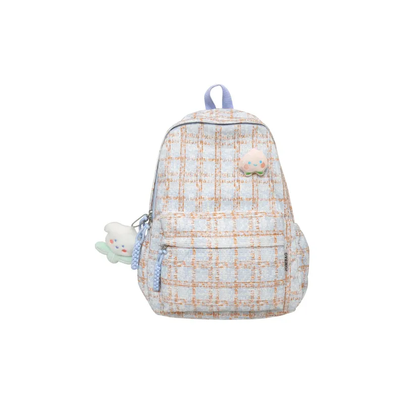 HCXK Corduroy Backpack Women's Green/Blue/Pink-6