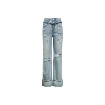Valeria Obbaco Jeans Unisex Blue