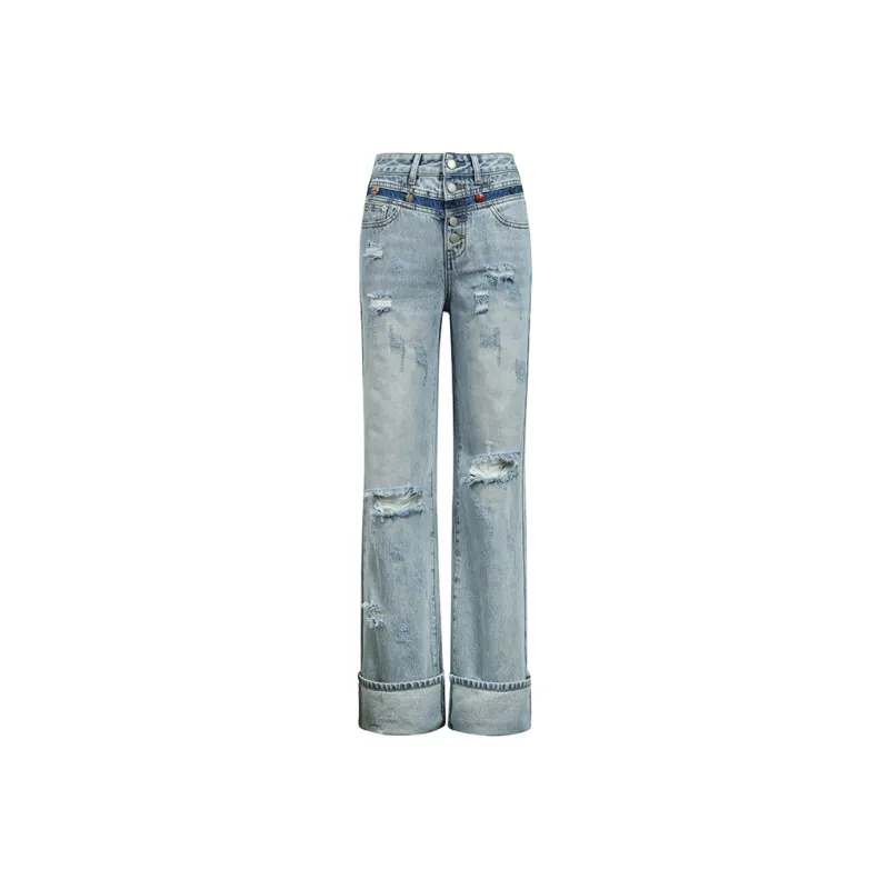 Valeria Obbaco Jeans Unisex Blue-0