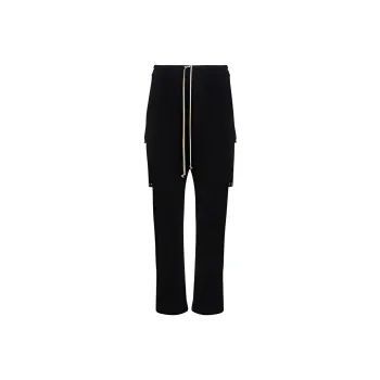 RICK OWENS Cargo Pants Men Black