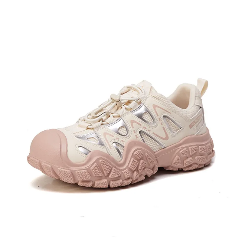 A Poinsettia Princess Cushioning Low Top Casual Shoes Women's Beige Yellow-7