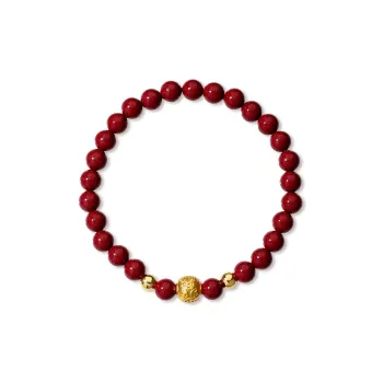 Encounter Gift Reconstructed Cinnabar Bracelets Unisex