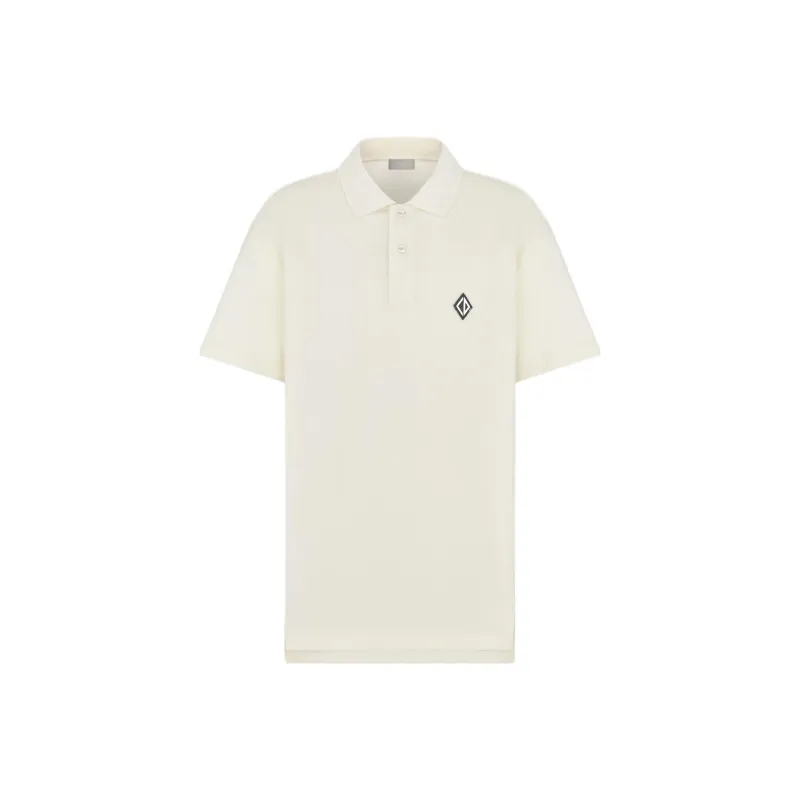 DIOR FW25 Polo Shirt Men's Gray White-0