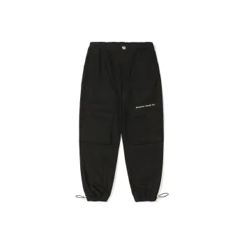 Clubxxhh Thickened Casual Pants Unisex Black