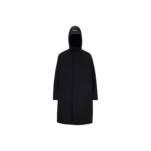 Y 3 Trench Coats Unisex Black