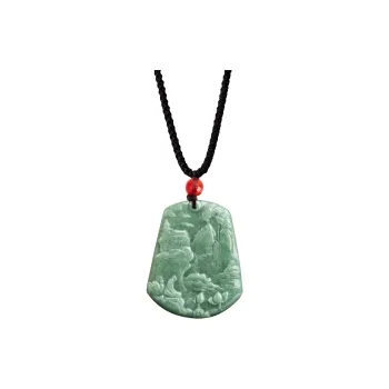 HUISHI Glutinous Jade Jadeite Necklaces Unisex