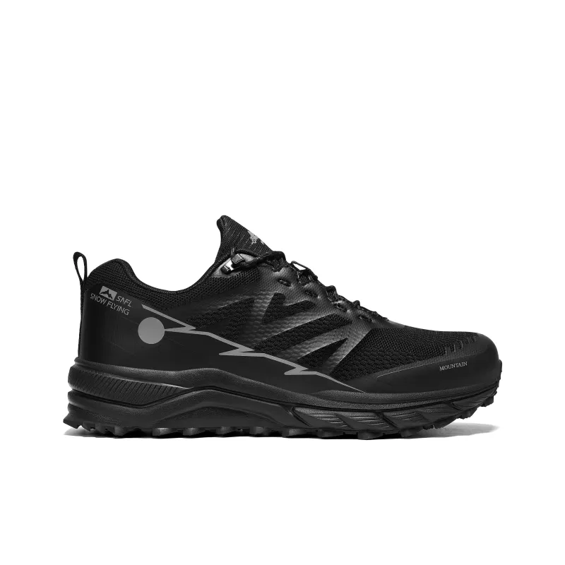 SNOW FLYING Wilderness Series Mountaineering Hiking Shoes Unisex Black Warrior-4