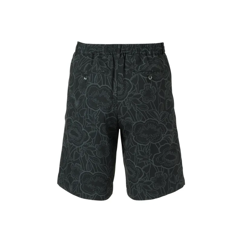 Onitsuka Tiger PRINTED Casual Shorts Men's Black/Ecru-1