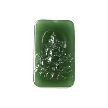 Execute The Blessing Hetian Jade Pendants Jasper Unisex