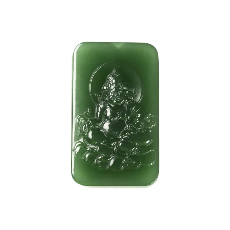 Execute The Blessing Hetian Jade Pendants Jasper Unisex-0