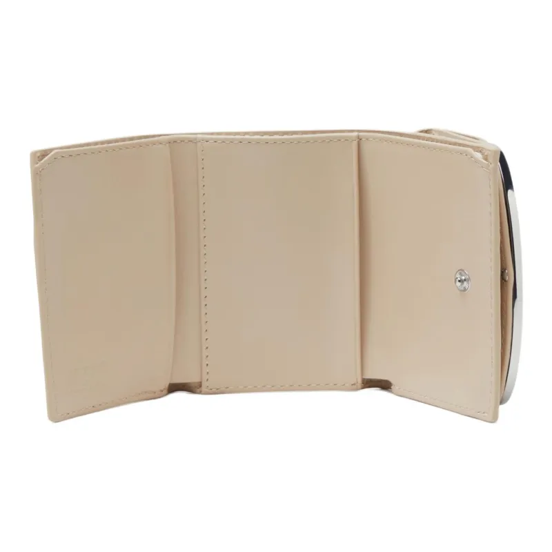 DIESEL Cow Leather Wallet Extra Small Women's Beige-2