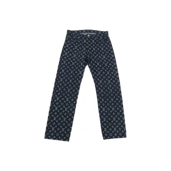 LOUIS VUITTON New Quarterly Products Of LV Jeans Men Blue