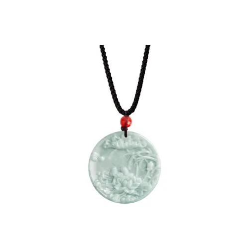 HUISHI Glutinous Jade Necklaces Unisex