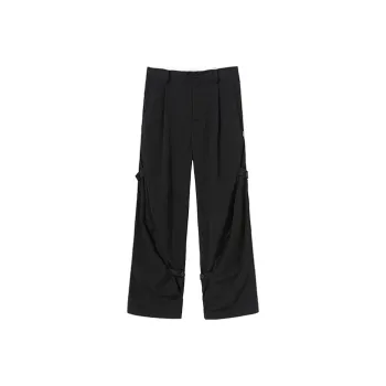 ATTEMPT Cargo Pants Casual Pants Unisex Black