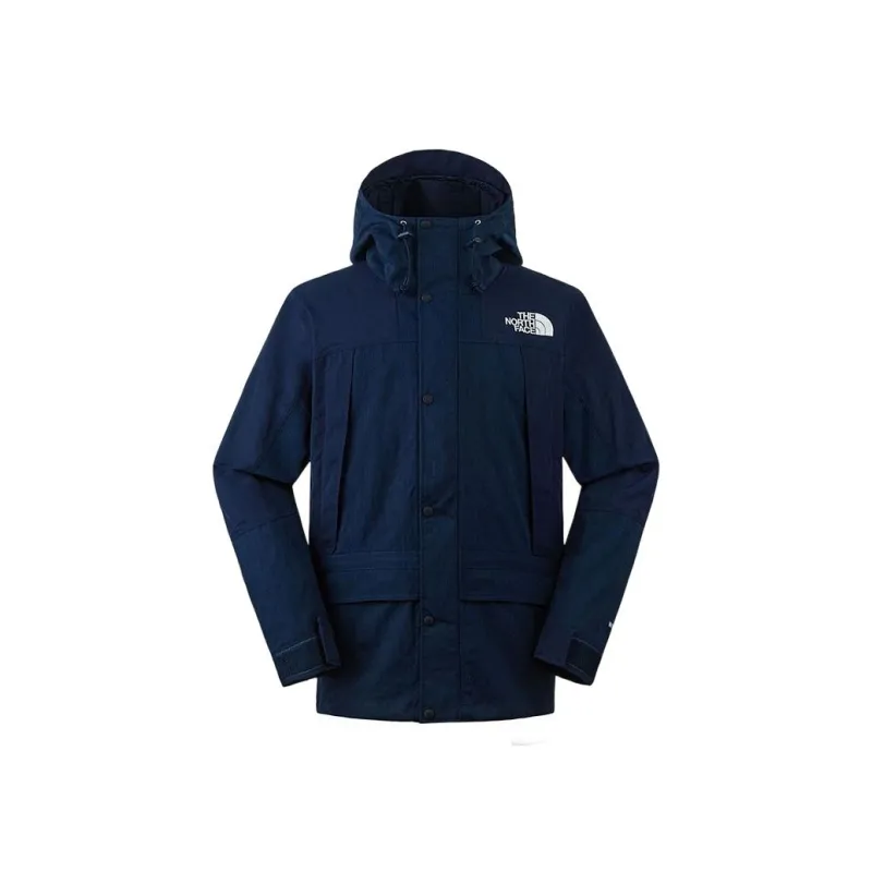 THE NORTH FACE Ripstop Mountain Logo Embroidered Hooded Jacket-0