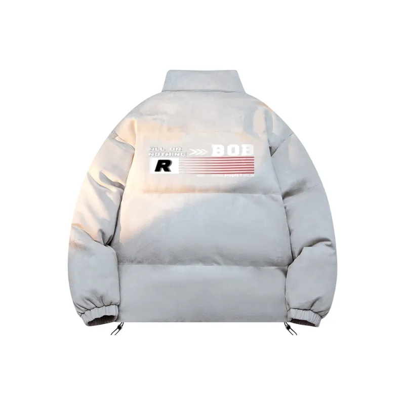 BOBBY ABLEY Suede Puffer Jacket Unisex-3