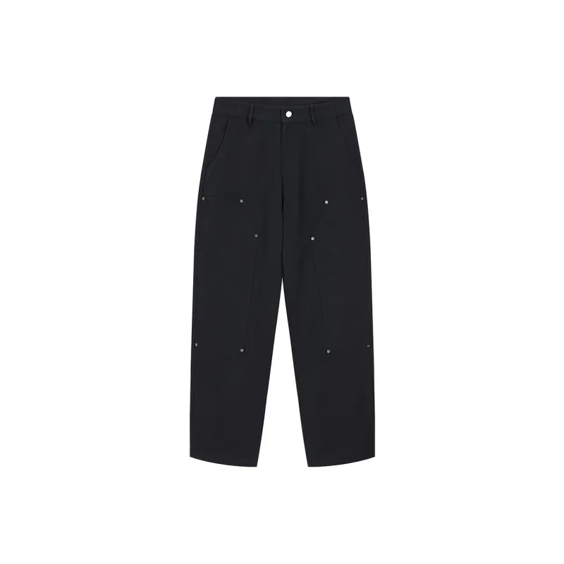 CONKLAB Straight Sports Pants Unisex Black-0