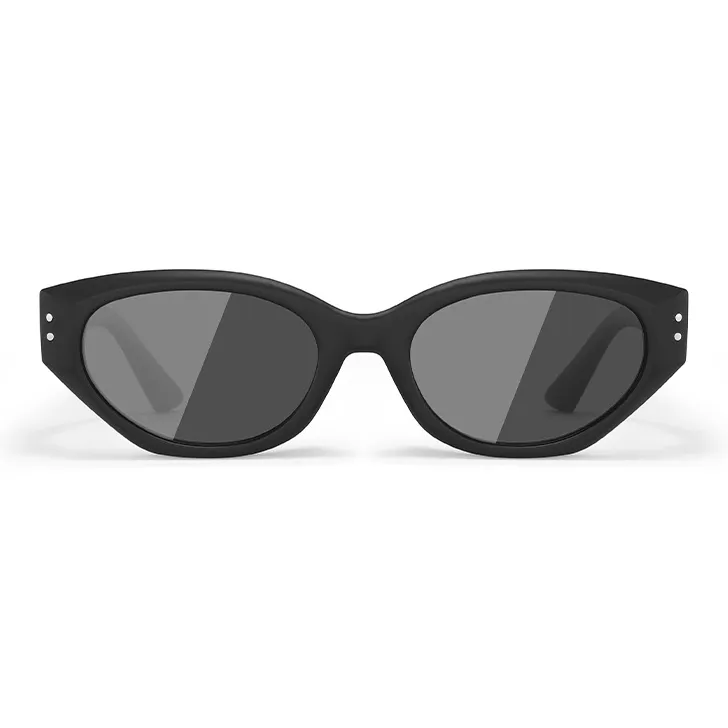 BERTHA Silicone Oval Sunglasses Kids' Black, White, Blue Orange, Purple Pink-1
