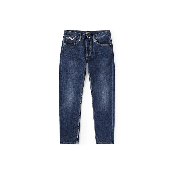 Lee Little Liu Duck Co branded Model Jeans Men Medium Dark Blue-0