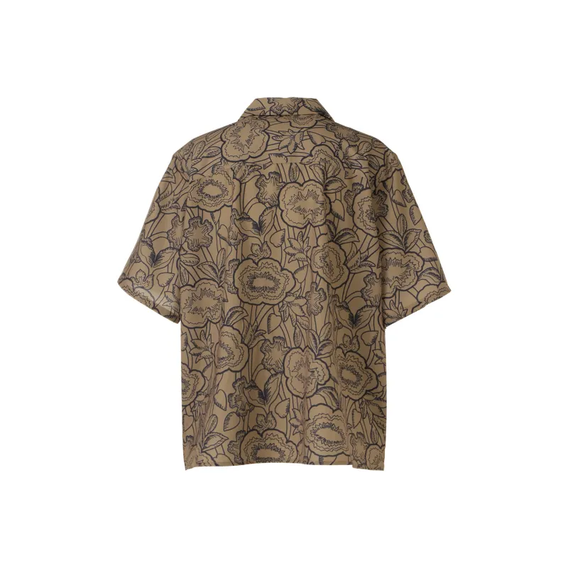 Onitsuka Tiger PRINTED Shirt Men's Light Brown-1