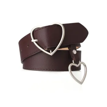 JEANSWEST PU Leather Belts Women's 3.4CM