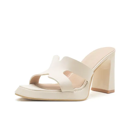 Zubumei Rubber Sole Slide Slippers Women's