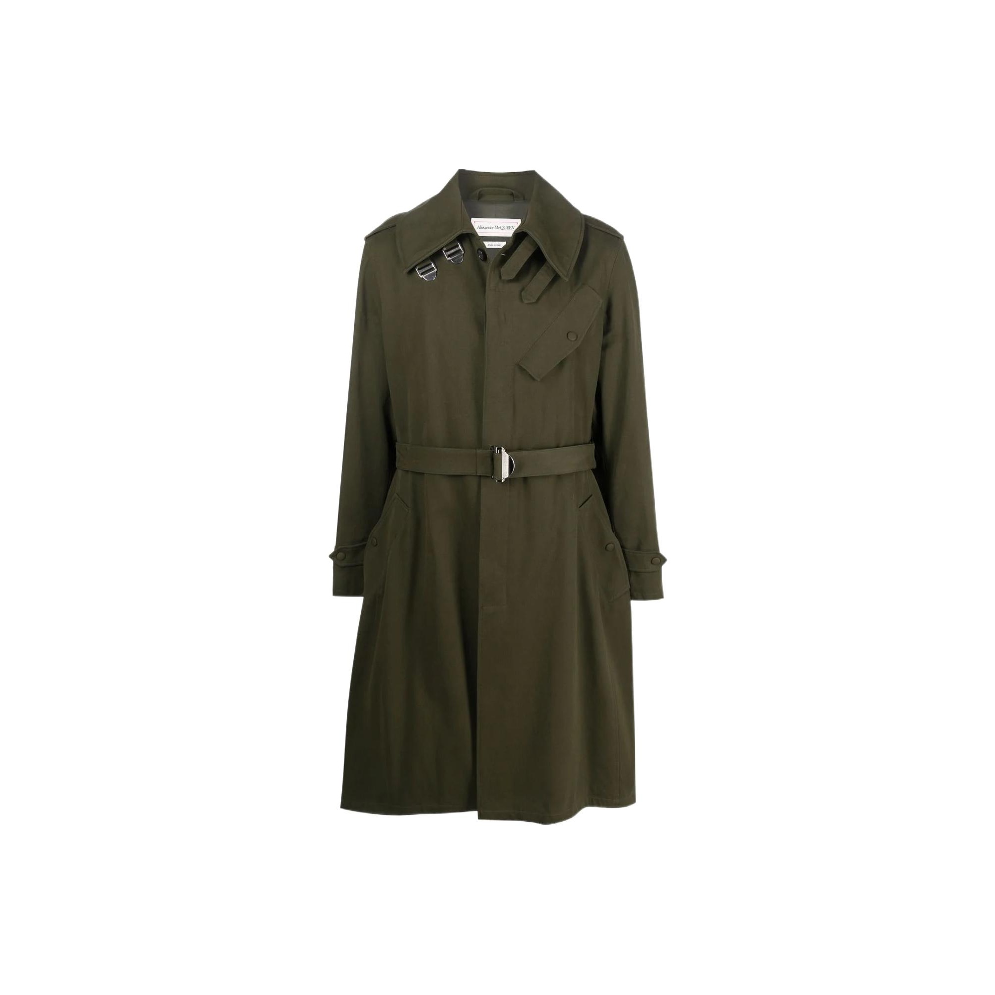 Alexander Mcqueen Green Jackets Coats on Sale & Authentic