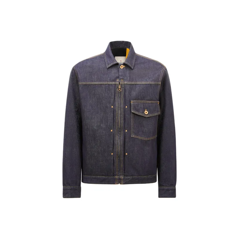 MONCLER GENIUS X Mercedes Benz Nigo Nepit Denim Jacket-0