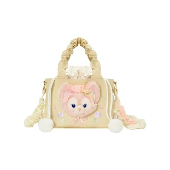 Disney 2025 Spring Festival Duffy And Friends Fabric Shoulder Bag, Crossbody Bag, Handbag Regular Women's Beige