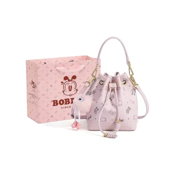 BOBDOG PU Handbag Small Size Women's Pink/Brown/Apricot
