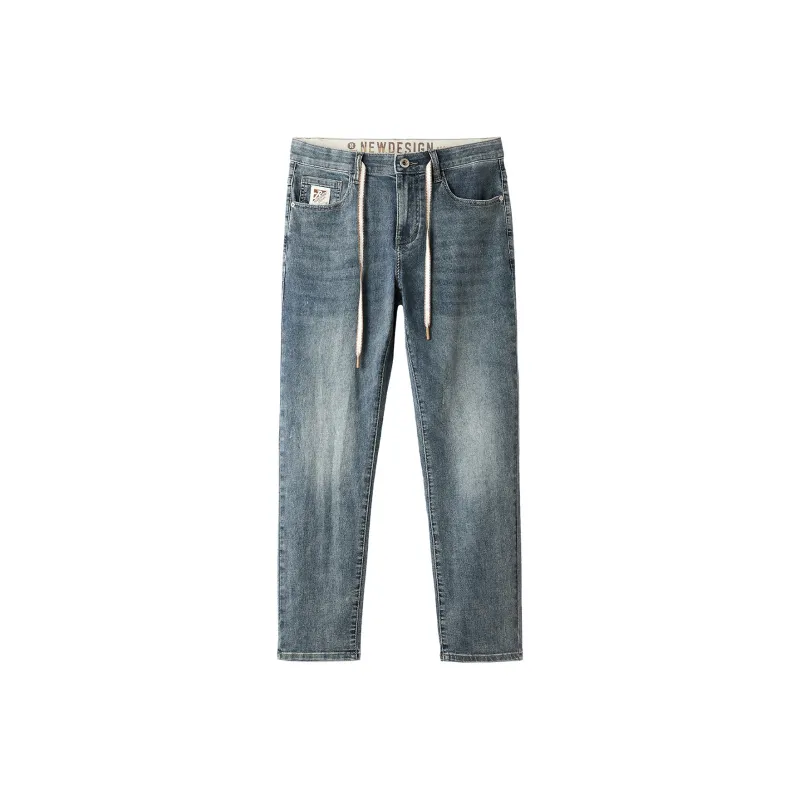 HLA Jeans Men's Blue Gray Denim Gradient-0