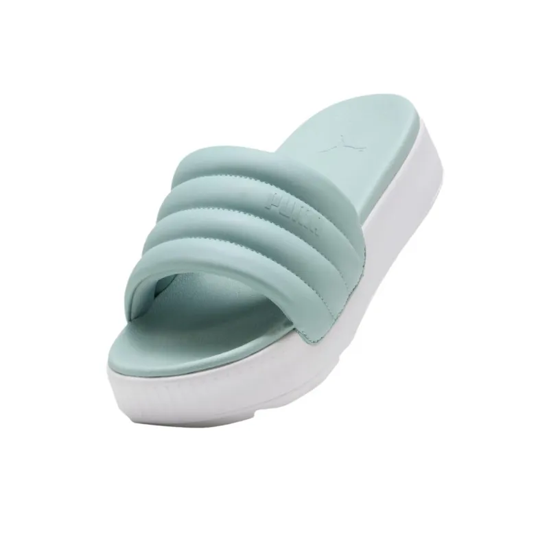PUMA Karmen Slip Resistant Abrasion Resistant Slide Slippers Women's Green-2