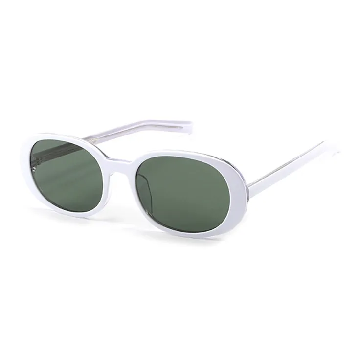 BOELEO Plate Frame Oval Sunglasses Women's-6