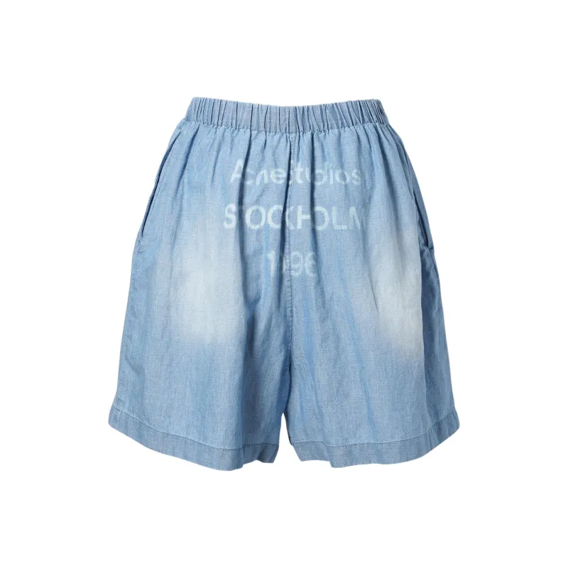 Acne Studios Denim Shorts Men's Medium Blue-0