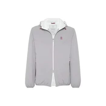 Brunello Cucinelli Water Resistant Zipped Hooded Jacket