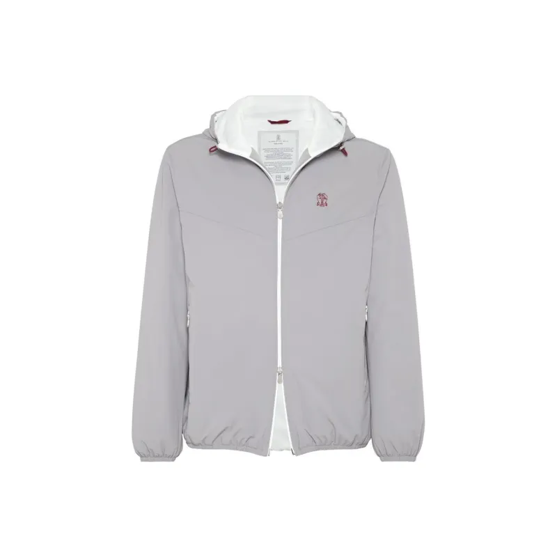 Brunello Cucinelli Water Resistant Zipped Hooded Jacket-0