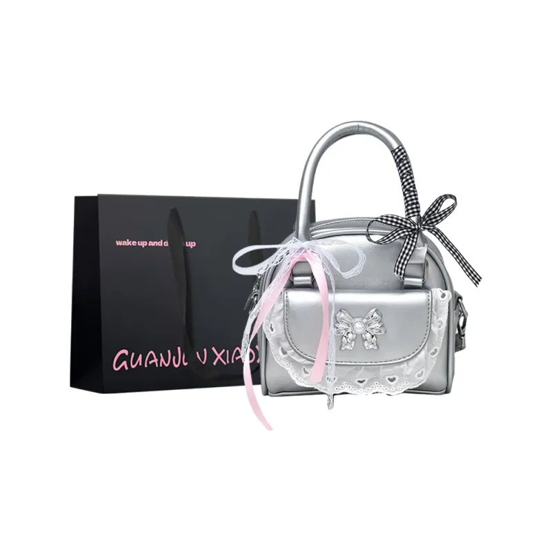 Champion Cub PU Handbag Women's Ecru/Silver/Pink/Black-4