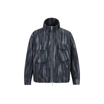 BJHG Jackets Unisex Tie Dye Heather Gray