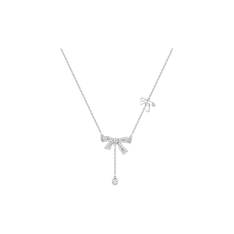 YPYN S925 Silver Necklaces Women's Silver-0