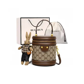 Bullrun Fabric Handbag Regular Women's Coffee