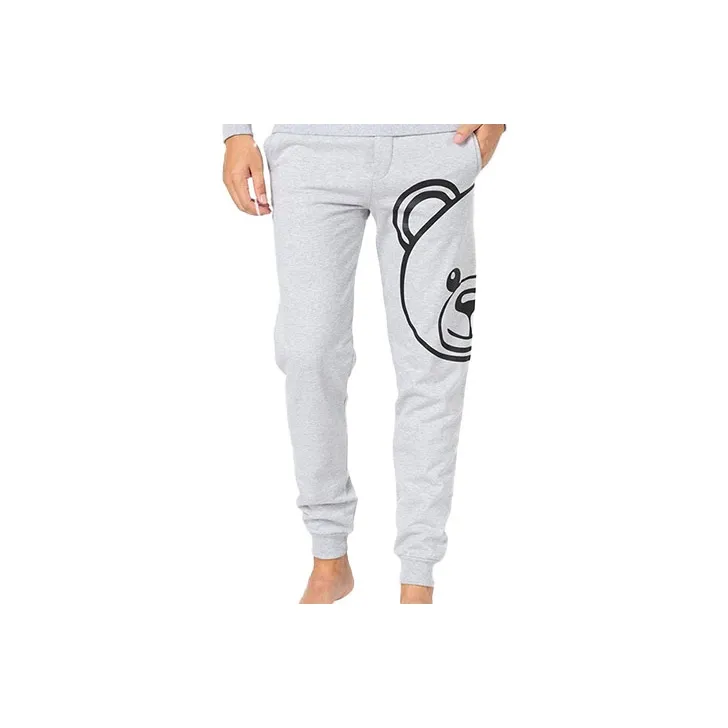 MOSCHINO Knitted Sweatpants Men Gray-0