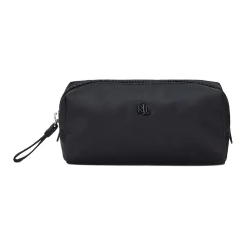LAUREN RALPH LAUREN Fabric Clutch Makeup Bag Women's Black