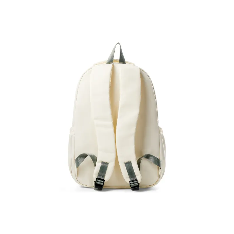 KEYSTREET Fabric Backpack Unisex Ecru/Classic Black/Haze Blue/Mint Green-31