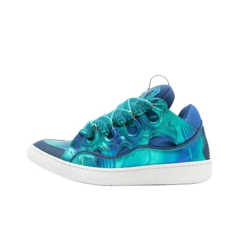 Lanvin Low Top Skateboard Shoes Men's Blue