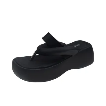 AJPAP Rubber Sole Cut Out Odor Resistant, Abrasion Resistant, Quick Dry Flip Flops Women's