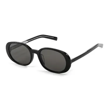 BOELEO Plate Frame Oval Sunglasses Women's
